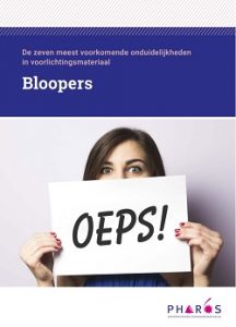Cover van artikel over Bloopers - de 7 meest voorkomende onduidelijkheden in voorlichtingsmateriaal